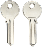 Clé vierge de type S en fer, facile à tailler, avec tige de 27,5 mm, clé vierge précise pour serrurier, pour la duplication de clés