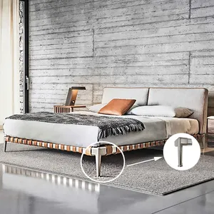 Diseño moderno de acero sólido gabinete de metal sofá muebles patas MUEBLES CAMA patas