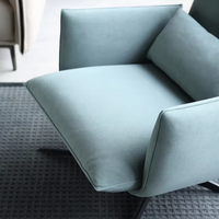 Fauteuils individuels de salon au design italien, chaises de salon modernes, fauteuils de détente en gros