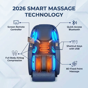 Silla de Masaje OYEAL Profesional de Nuevo Diseño <span class=keywords><strong>8D</strong></span> Zero Gravity con Control por Voz AI y Música Bluetooth para Oficina en Casa - Product Image 2