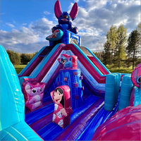 Château Gonflable Commercial Personnalisé en PVC, Monstre Marin, Marque QY, Parc d'Aventures Intérieur/Extérieur 5*5.5M, Vente Chaude en Usine