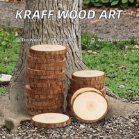 Tranches de bois naturel non finies pour l'artisanat DIY, décorations murales gravées, ornements de Noël, décoration de mariage rustique, personnalisables