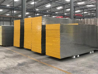 Panneaux sandwich en EPS et ciment à montage facile, panneaux muraux isolés préfabriqués pour maison