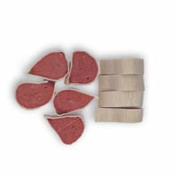 100% friandises naturelles pour animaux de compagnie, rouleau de viande de poulet, fournitures pour animaux de compagnie OEM, sushis en forme de cœur, Sandwich pour chiens, collations