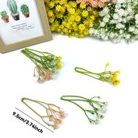 Accessoires floraux faits main en fausse gypsophile pour la tête – Gypsophile artificielle écologique et durable