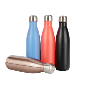 Stainless Steel Vacuum Insulated Water <b>Bottle</b> Bullet Shape 350ml 500ml 750ml 1000ml Double Wall Thermal <b>Flask</b> Travel Use - Product Image 4