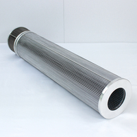 Cartouche filtrante plissée en fibre de verre pour huile de boîte de vitesses de générateur éolien, élément filtrant spécialisé pour éolienne