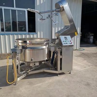 Mélangeur de cuisson planétaire industriel en acier inoxydable 304 Machine à fabriquer la pâte de piment et les confitures de fruits