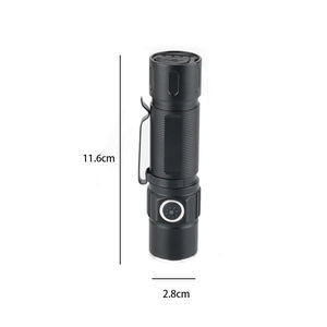 WOSEN อลูมิเนียมอัลลอยด์ไฟฉายแบบชาร์จไฟได้ 3 LED USB ประเภท C ไฟฉาย 1800 ลูเมนลำแสงแบบฟลัดบีมไฟฉุกเฉินกลางแจ้ง - Product Image 6