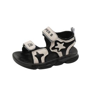 Sandales d'école noires Eva pour enfants - Product Image 1