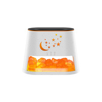 Diffuseur d'arômes à ions négatifs en plastique de 300 ml, lumière LED colorée dégradée, humidificateur ultrasonique ultra-silencieux pour la chambre à coucher et la maison