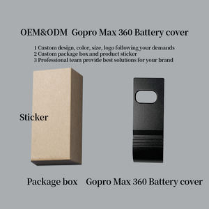 Couvercle de batterie en alliage d'aluminium pour caméra <span class=keywords><strong>Gopro</strong></span> <span class=keywords><strong>Max</strong></span> <span class=keywords><strong>360</strong></span> Disponible en noir rouge vert bleu rose or - Product Image 4