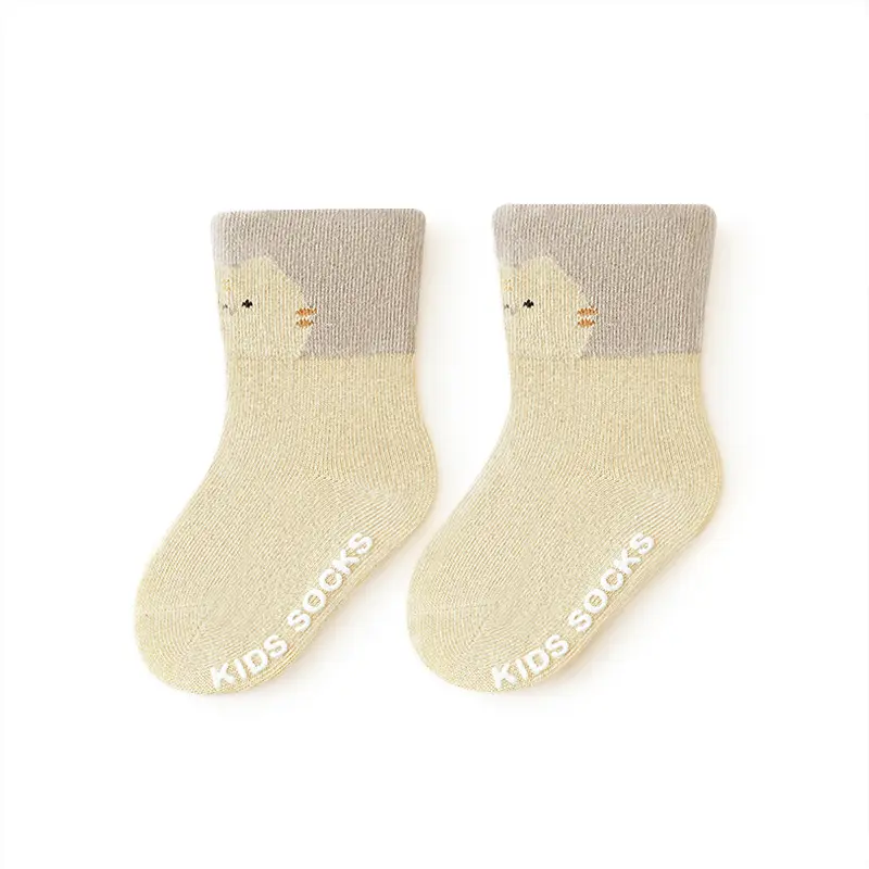 Xiangyi new baby kids spring summer floor soft breathable comfort cute cotton socks loose mouth socks toddlers sock