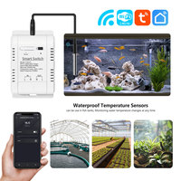 Interrupteur de Température Intelligent Tuya WiFi 16A 3000W Étanche en ABS Ignifuge V0, avec Fonction Minuterie et Compte à Rebours, 1m, Modèle PST-TYTE-D1