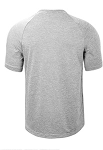 Barato al por mayor logotipo personalizado cuello redondo de gran tamaño transpirable más tamaño camiseta 95% algodón 5% Spandex para los hombres - Product Image 3