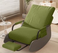 Fauteuil à bascule de luxe pour salon, chaise longue pour adultes, chaise de loisirs pour balcon, canapé pliant pour la sieste, fauteuil à bascule relaxant