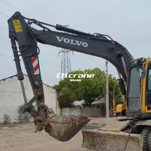 Dipinto originale usato escavatore ruota EW145B Volvo in buone condizioni Volvo EC60 EC140 EC210 EC240 escavatore in vendita - Product Image 2