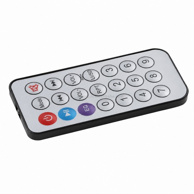 21-Key IR Wireless Remote Control 38KHz for MP3 BT Decoder 38KHZ