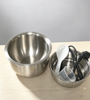 Cuisinière à riz automatique 3L avec contrôle numérique du minuterie, fonction faible teneur en sucre, cuve intérieure en plastique et acier inoxydable, cuisson rapide, usine OEM