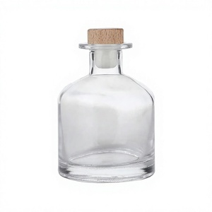 Botella de Vidrio Moderna de Forma Plana Personalizada, Botella de Vino de 200 ml, Botella de Vidrio para Aromaterapia, Botellas para Loción - Product Image 5