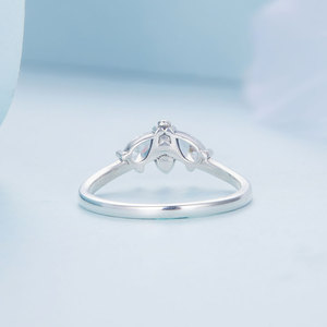 Bamoer <span class=keywords><strong>Anello</strong></span> in <span class=keywords><strong>Argento</strong></span> Sterling 925 con Zirconi Trasparenti a Forma di Ape, Delicato <span class=keywords><strong>Anello</strong></span> a Insetto per Donne, Regalo di Compleanno, Gioielleria Raffinata BSR307 - Product Image 4