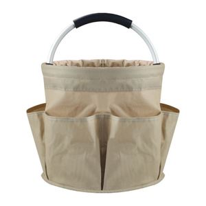 Cesta de Almacenamiento Compacta de 28*28 cm y 17L para Herramientas de Limpieza con 6 Bolsillos Exteriores, Bolsa de Picnic - Product Image 6