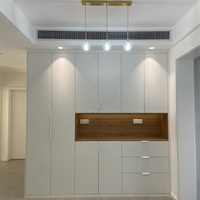 Meuble sur mesure sans laque pour cuisine, projet d'appartement, salon, salle à manger, armoire en bois massif, buffet, meuble de rangement