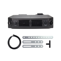 Unit Perakitan Evaporator AC Tambahan di Bawah Dasbor, Pemanas AC 24V 12V Mini Bus Truk Van Mobil Roda Tiga Aksesoris Mobil