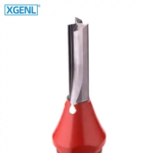 XGENL CNC Woodworking Straight Router Bits 8mm Straight Bit 3 Flutes Rough Milling Cutter Cutting Tool
