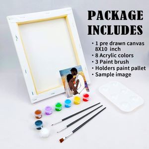 Wholes ภาพวาดคู่รักที่มีคุณภาพสูงสำหรับผู้ใหญ่ภาพวาด DIY โดยตัวเลข bsci - Product Image 3
