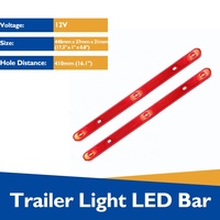 LIWOF Barre lumineuse LED étanche pour remorque | Stop Turn Tail Brake Signal Lamp pour camion, camping-car, bateau et remorques utilitaires