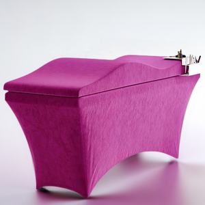 Surmatelas en mousse à mémoire <span class=keywords><strong>de</strong></span> <span class=keywords><strong>forme</strong></span> moderne en velours en <span class=keywords><strong>forme</strong></span> <span class=keywords><strong>de</strong></span> vague pour salon <span class=keywords><strong>de</strong></span> beauté, <span class=keywords><strong>massage</strong></span> et extension <span class=keywords><strong>de</strong></span> cils - Product Image 3