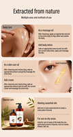Marque privée Huile multi-usage pour les ongles, le corps et les cheveux avec des pétales Huile essentielle pour la peau 100% Pure Organic Natural Petal
