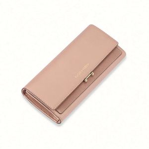 กระเป๋าสตางค์หนัง PU แบบซิป กระเป๋าใส่บัตรใบยาวสำหรับผู้หญิง - Product Image 3