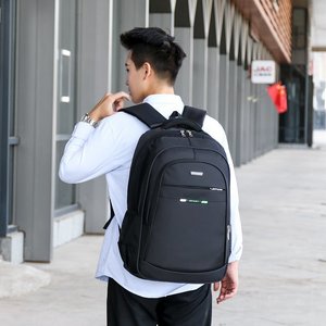 Bán buôn tùy chỉnh nam Nylon máy tính xách tay Ba lô kinh doanh thời trang đa chức năng Túi du lịch sinh viên xách tay Polyester dây kéo - Product Image 6