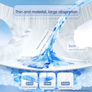 Insoftb campioni gratuiti a basso prezzo usa e getta per incontinenza pannolino extra Large Panales Para Adultos Super assorbimento pannolino per adulti - Product Image 5