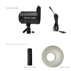 Équipement d'éclairage de studio cinématographique 100W LED Caméscope photographique Lumière continue pour <span class=keywords><strong>YouTube</strong></span> - Product Image 4