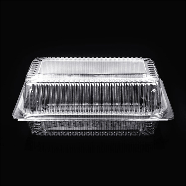 Hot Sale Food Grade Material Transparent Good Sealing Clamshell Collapsible Pet Food Container