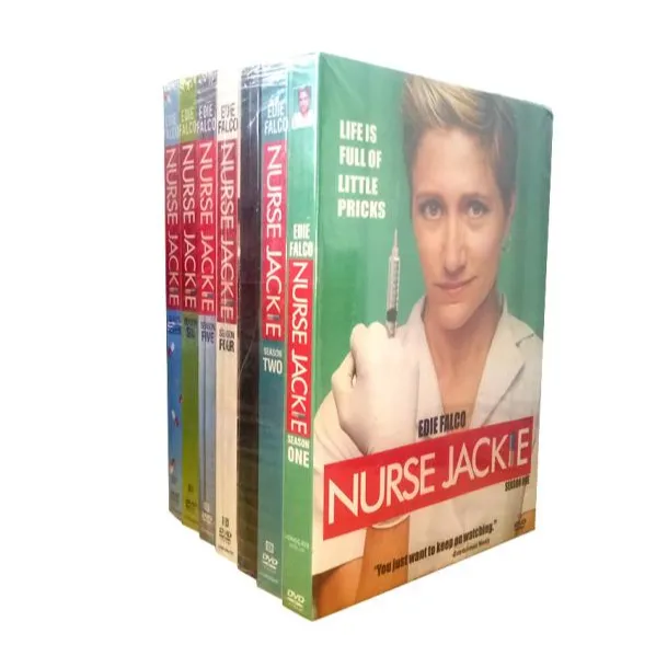 Nurse Jackie Season1-7 De Complete Serie 21 Schijven Fabriek Groothandel Dvd Films Tv-Serie Cartoon Regio 1 Dvd Gratis Verzending