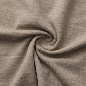 Chất Lượng Cao Mùa Thu Ánh Sáng Màu Nâu Merino Len Người Đàn Ông Crew Cổ Dài Tay Áo Cơ Sở Lớp Bán Buôn - Product Image 6