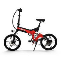 Vélo Pliant Tout-Terrain CT600 20 Pouces avec Batterie Lithium 48V 8Ah, Moteur Arrière 350W Haute Vitesse et Pneus Larges 7 Vitesses – Vente Flash