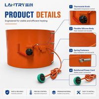 Chauffe-tambour en caoutchouc silicone Lanchuang Factory 2000W 230V avec thermostat automatique pour fût d'huile de 200L – Vente en gros, Écologique, CE