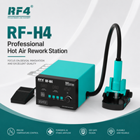 Station de soudage à air chaud RF4 RF-H4 pour réparation de téléphones portables et écouteurs, affichage numérique, commande par pédale, air froid