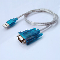 HL-340 CH340 USB ke RS232 COM Port Serial PDA 9 Pin DB9 Kabel Adaptor Male to Male M/M untuk PC PDA GPS Mendukung Windows 7 8 10