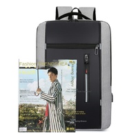 Cartable pour étudiants Sac pour ordinateur portable professionnel rechargeable par USB Sac à dos pour ordinateur portable