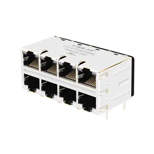 JX20-0254NL 2x4 portlu 100 baz-t ağ jakı Ethernet entegre RJ45 FastJacks