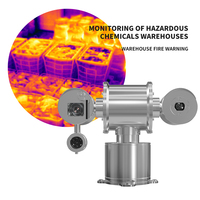 Caméra thermique PTZ numérique haute précision, caméra thermique infrarouge industrielle, résolution 640x512 pour l'inspection électrique