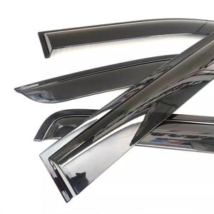 แผ่นบังลมสำหรับรถเชฟโรเลต (Chevy) ซิลเวอราโด/GMC เซียร์รา 1500 ปี 2019-2022 รุ่นครูแค็บ ป้องกันฝนและลม - Product Image 3