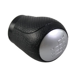 Poignée de levier de vitesses Nissan Qashqai 6 vitesses en cuir ergonomique argenté pour transmission manuelle - Product Image 5