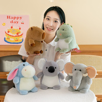 En gros, Porte-clés et coussinets en peluche unisexe, mignons, en coton, sur le thème des animaux de la jungle, de la zoo et de dessins animés, amusants, pour filles